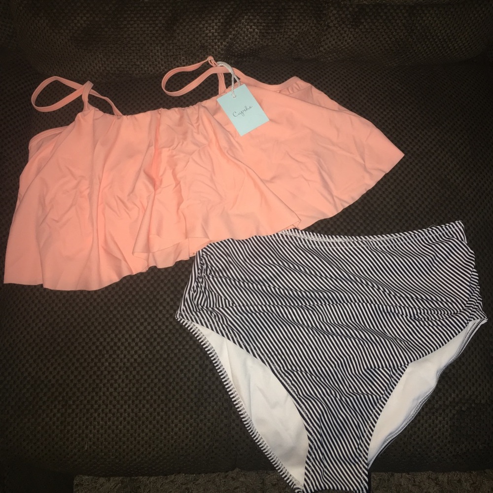 Cupshe Falbala High-waisted Bikini